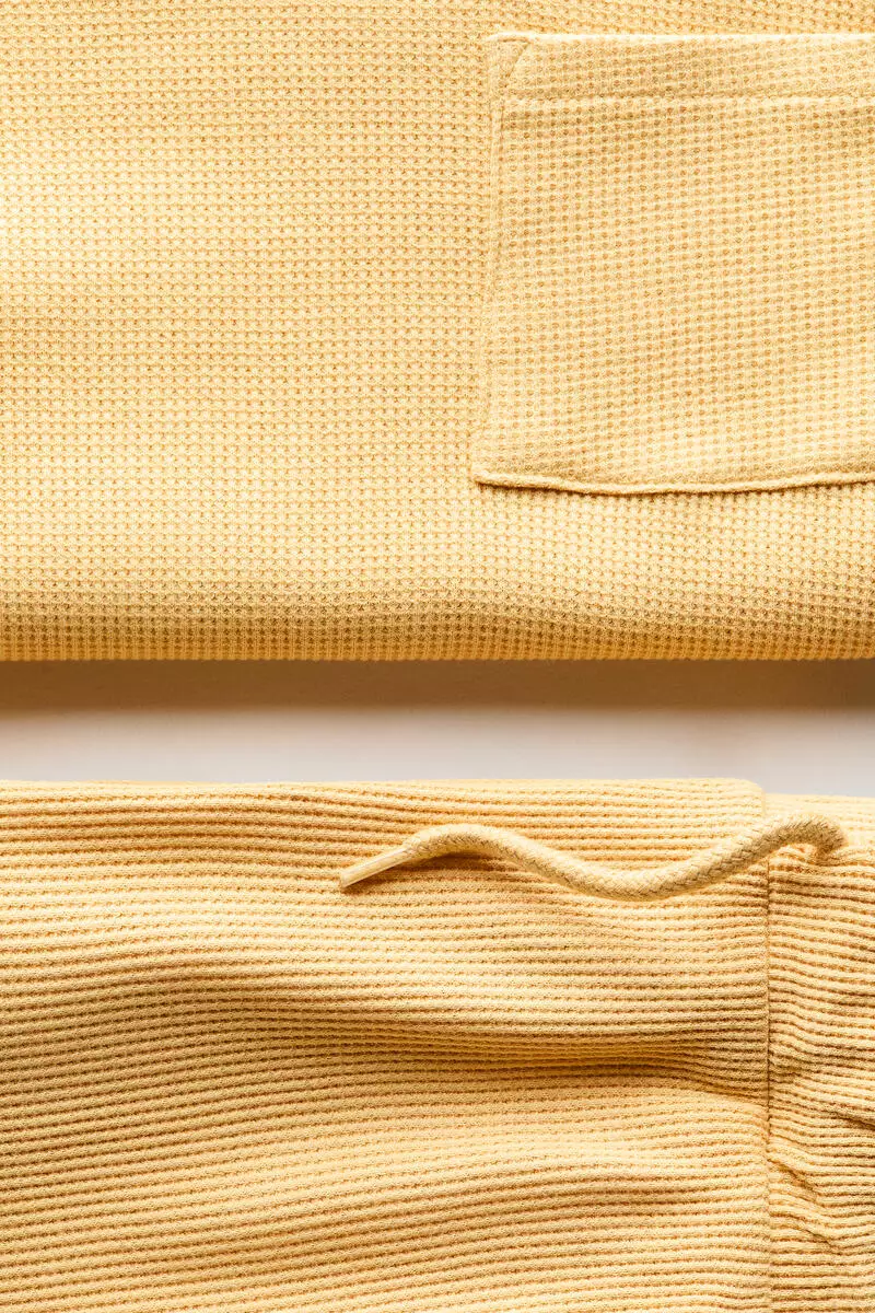 2-piece waffled cotton set