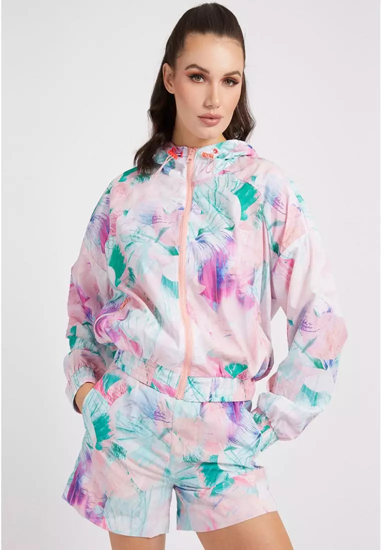Guess top windbreaker womens