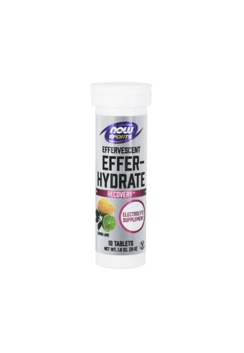 Now Foods Now Foods, Sports, Effer-Hydrate, Lemon Lime, 10 Tablets/Tube, 1.8 oz (51 g) 1B02DESB1BBE03GS_1