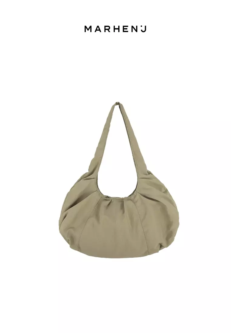 AIRY NYLON Nylon Crossbody Bag Beige