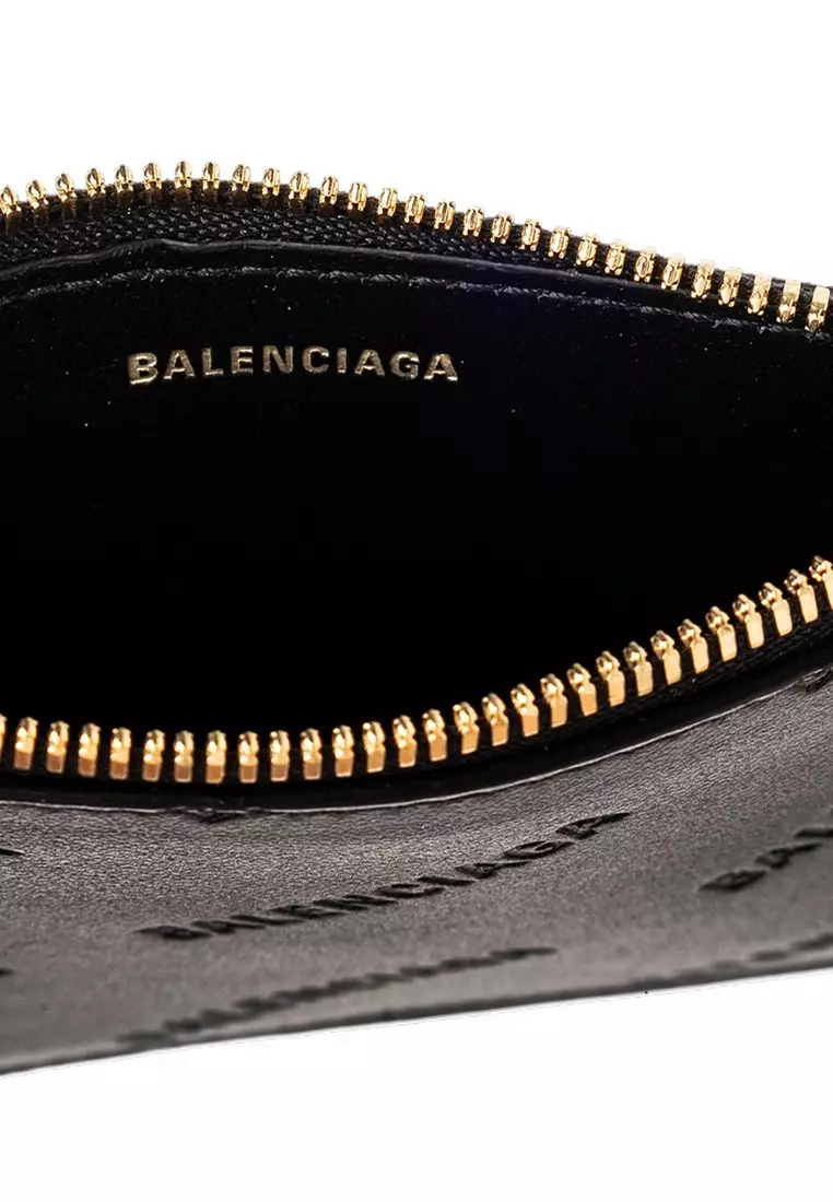Buy Balenciaga Long Coin Card Holder in Black 2025 Online ZALORA