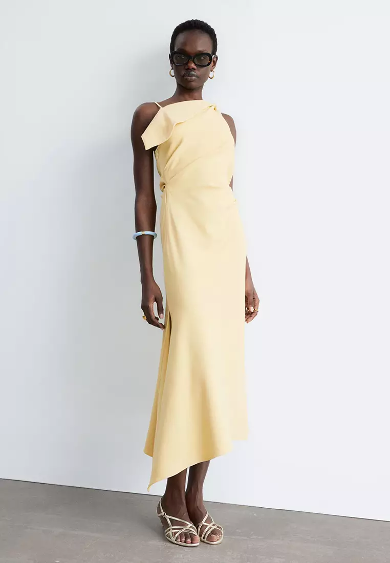 Twist-Strap Maxi Dress