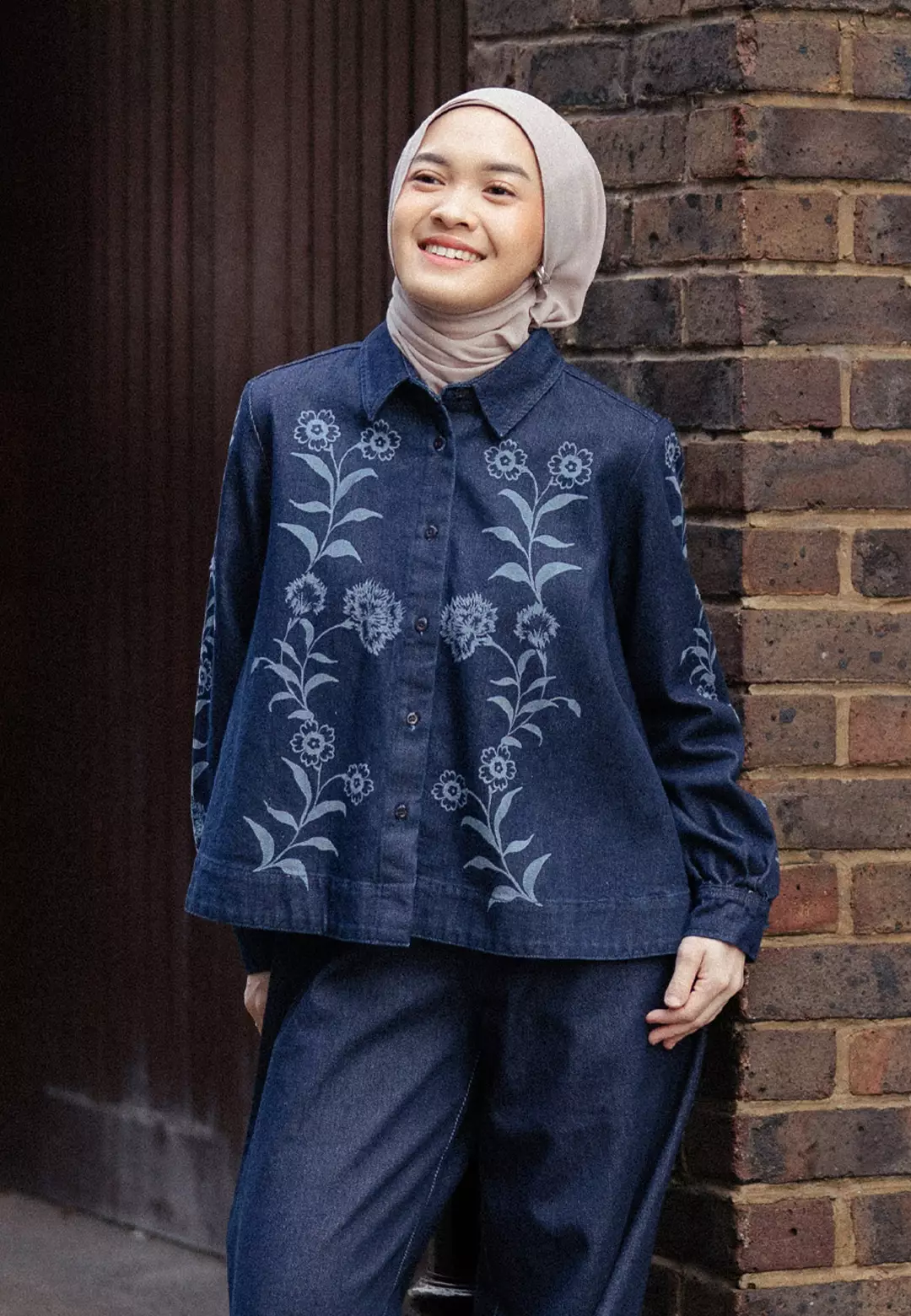 HijabChic x Haidee & Orlin - Marcea Top Denim 
