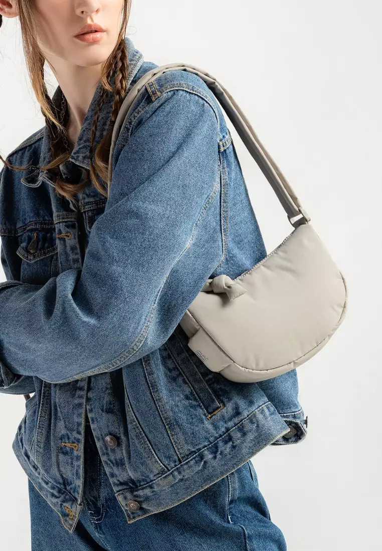 Soffa Micro Hobo Bag - Stone
