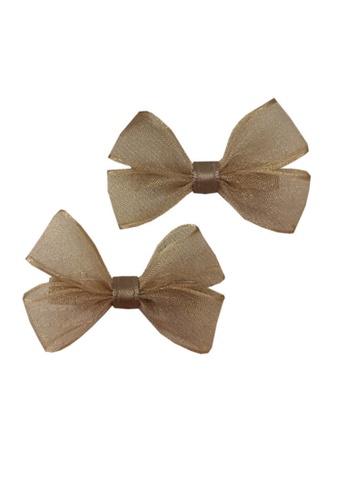 Kings Collection gold Bow Hairpin (2 Piece Set) KCHM1070 25508AC70258D2GS_1
