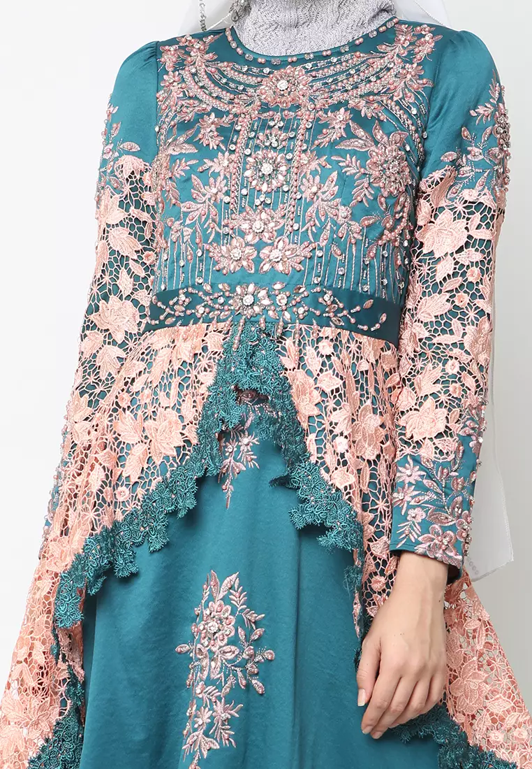 Bibiq Gamis Brokat Satin