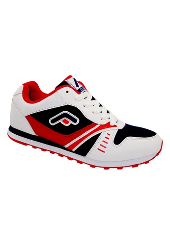 Fans Castelo W - Running Shoes White Navy Red