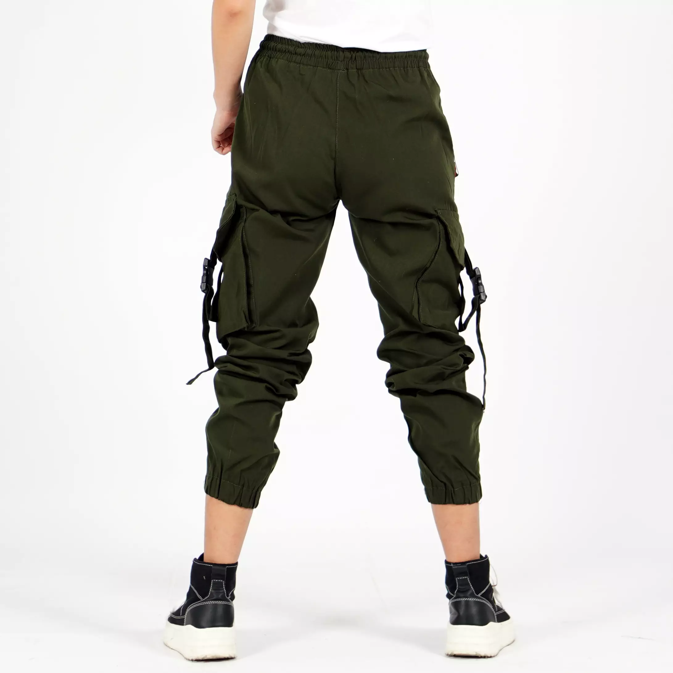  ARTHA Celana Hypebeast Celana Wanita Celana Cargo Jogger Pant - ARMY
