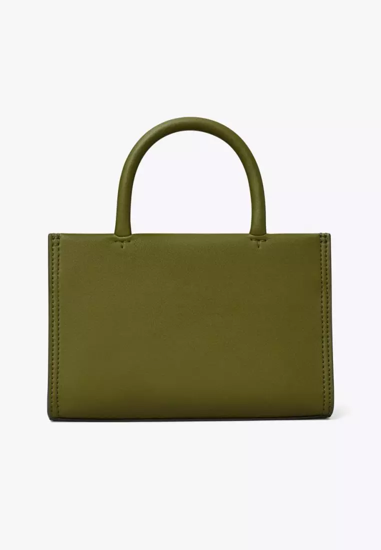 Tory Burch Mini Ella Bio Tote Olive Green