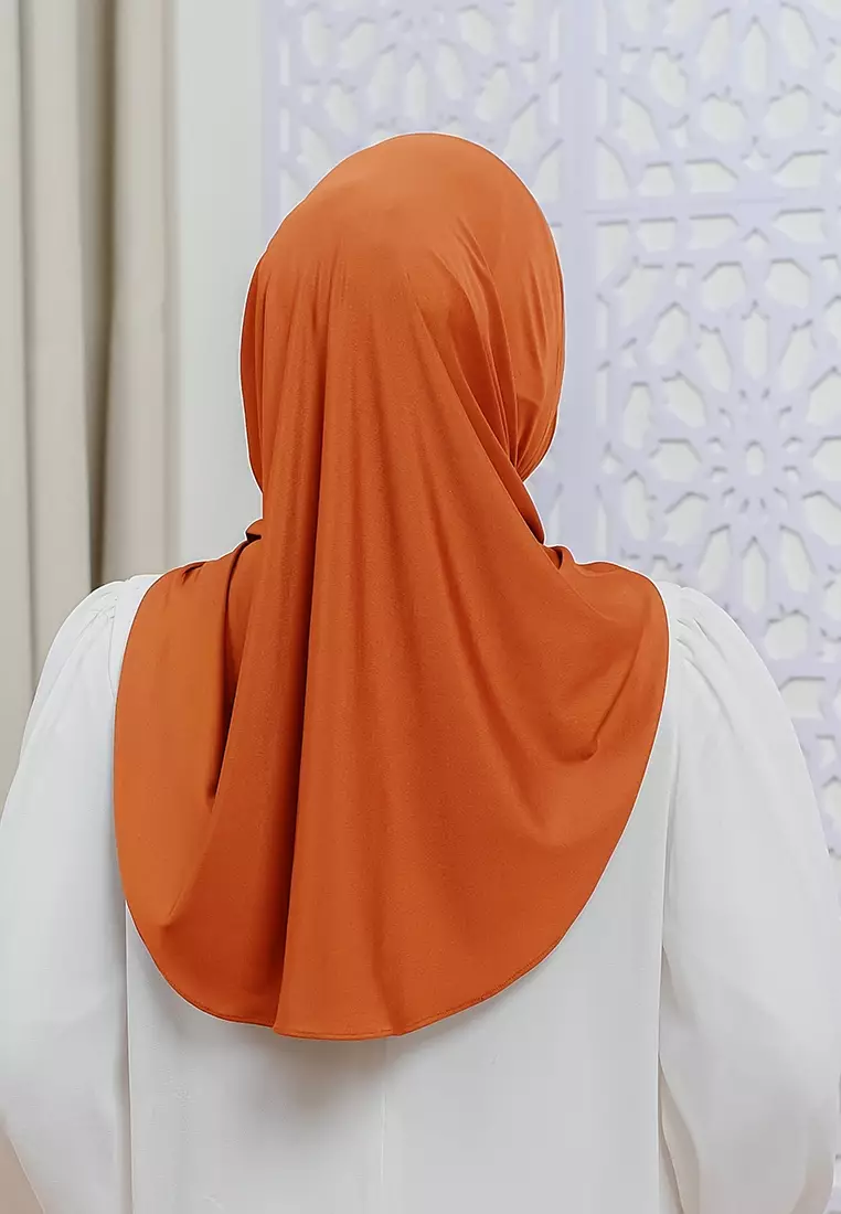 HIJAB INSTAN LUNA - ORANGE