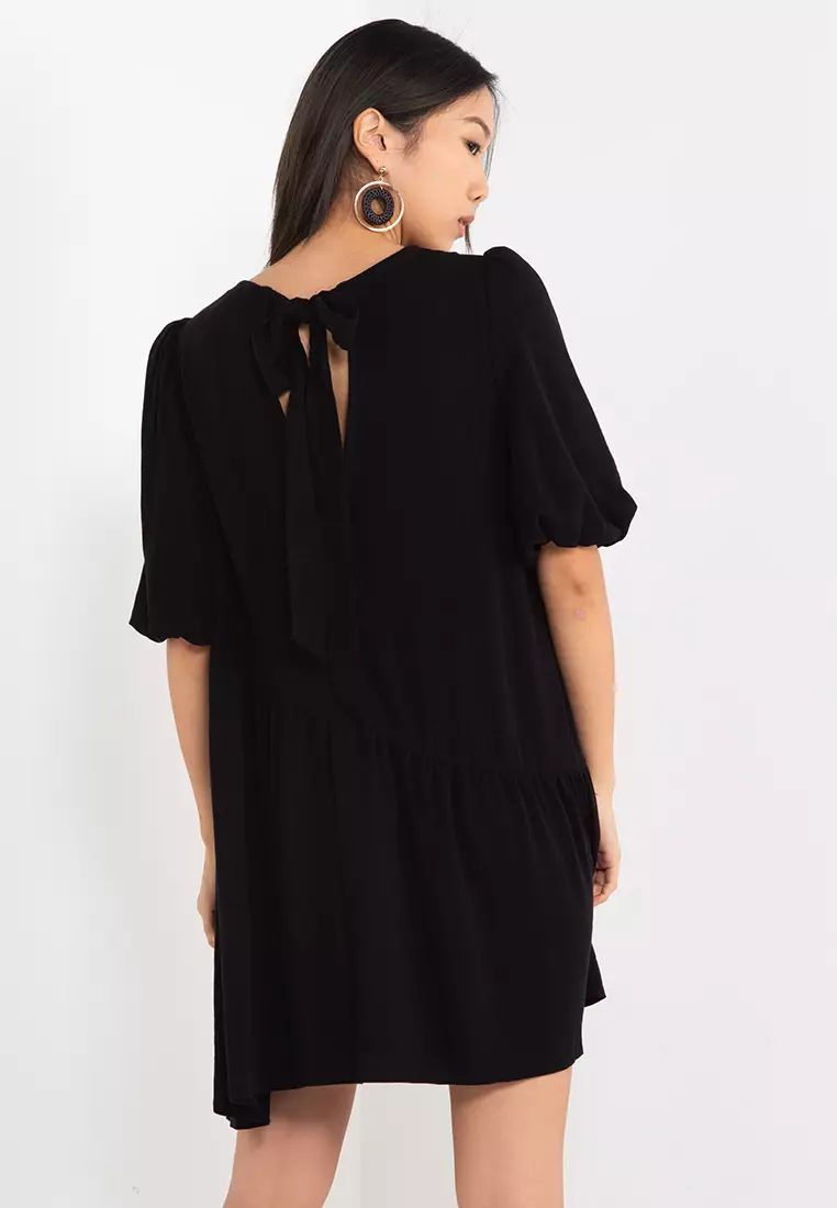 Topshop puff sleeve dress online