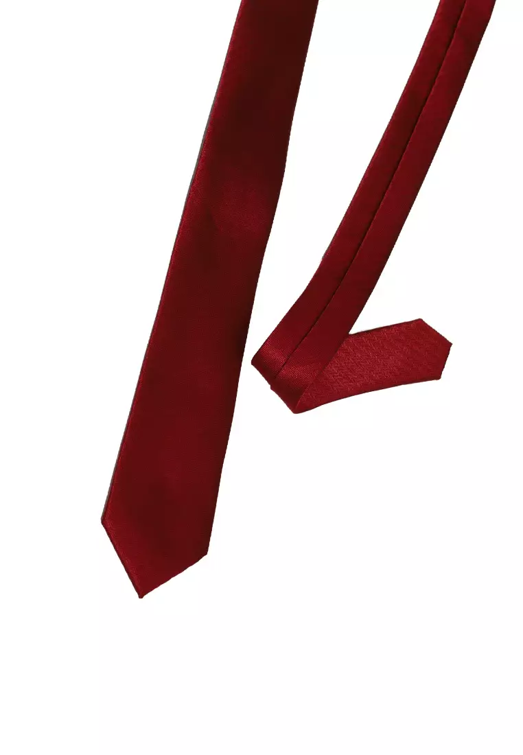 Byford Mens Micro Polyester Neck Tie 6.5 - 3026004A-77Red