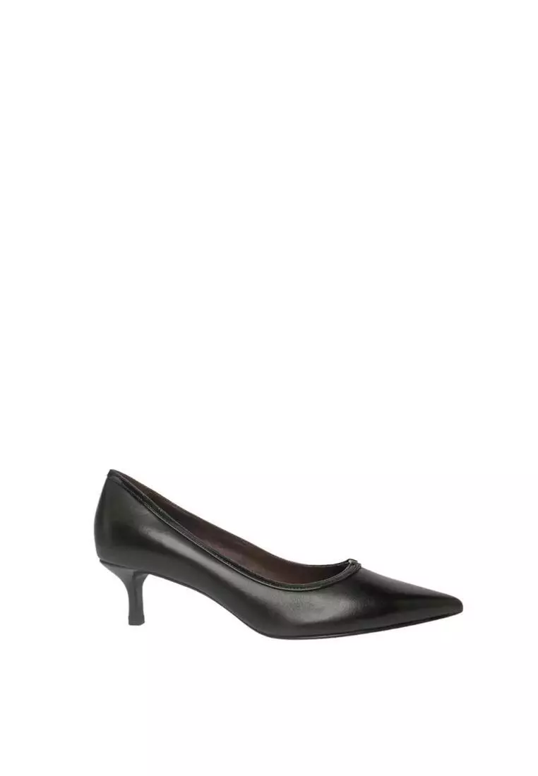 Discount on TORY BURCH  shoes - SKU: Double T Buckle Kitten Heel Pumps