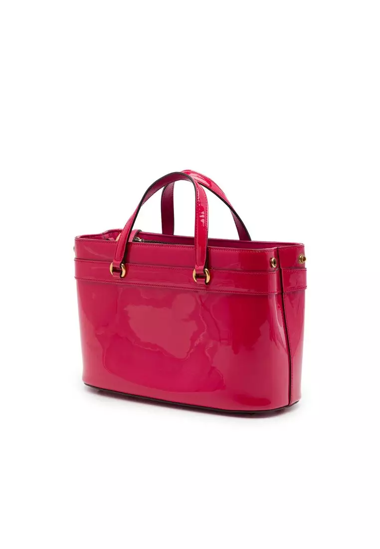 Pre-Loved Gucci Patent Bright Bit Satchel