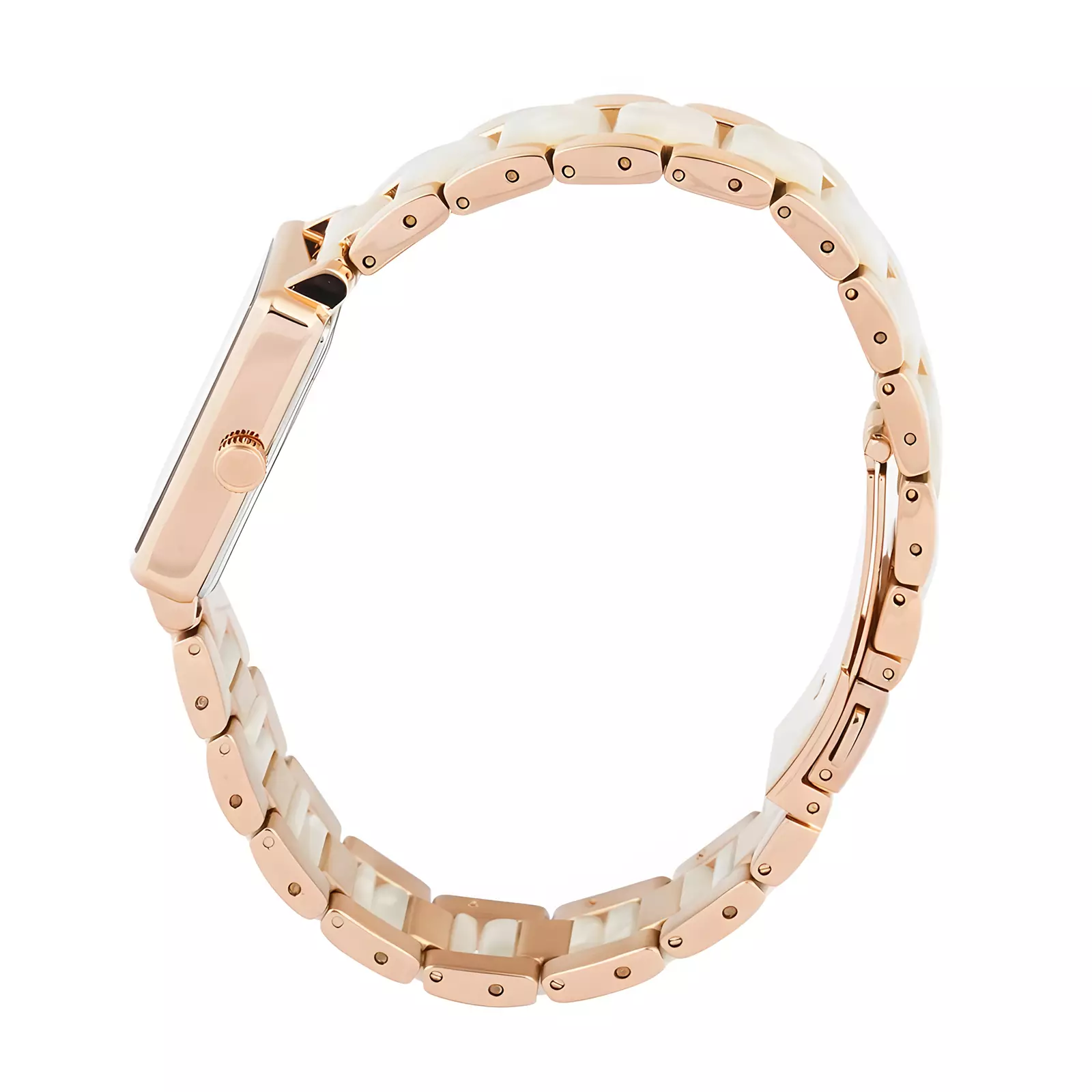 Jam Tangan Analog Wanita - Passion Series - Rose Gold Ivory - Stainless Steel - 2B80 LDBRGSL