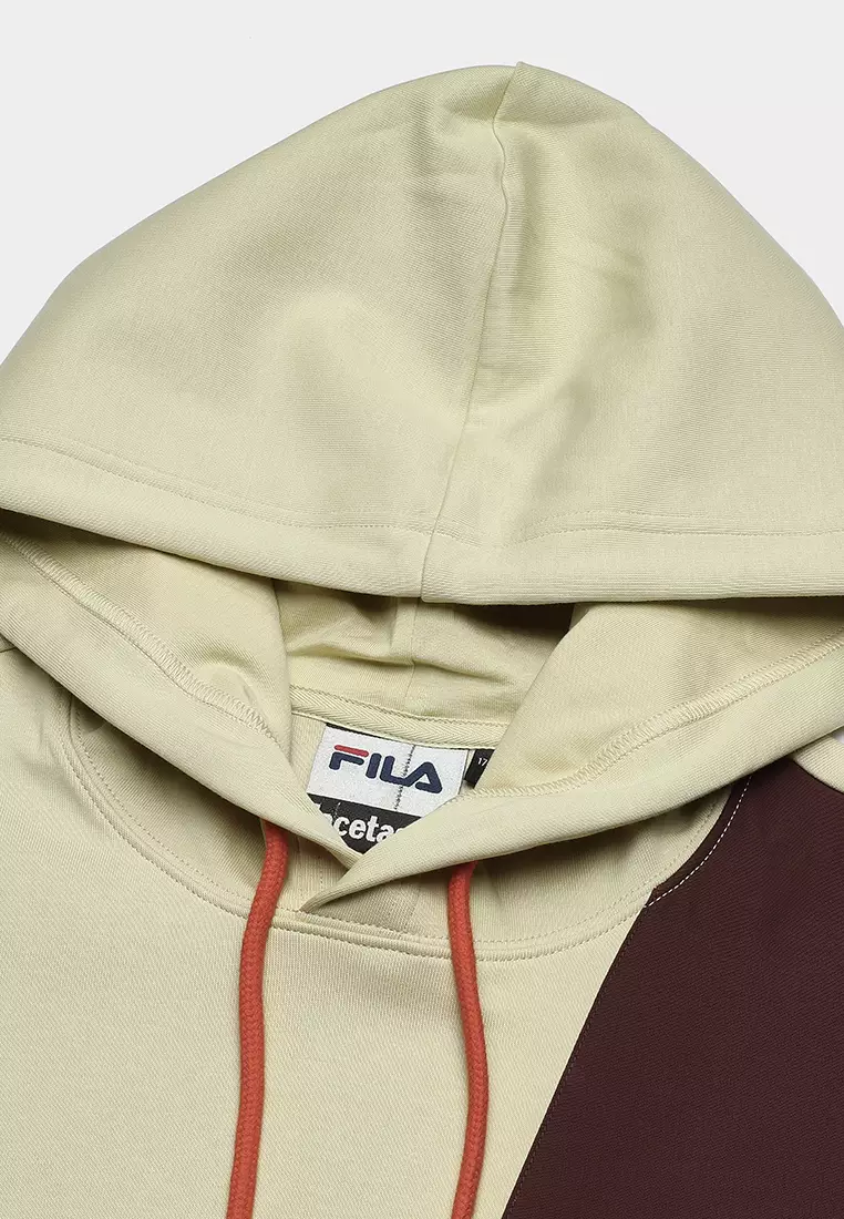FILA FUSION x FACETASM Men's Hooded Sweater in Pink