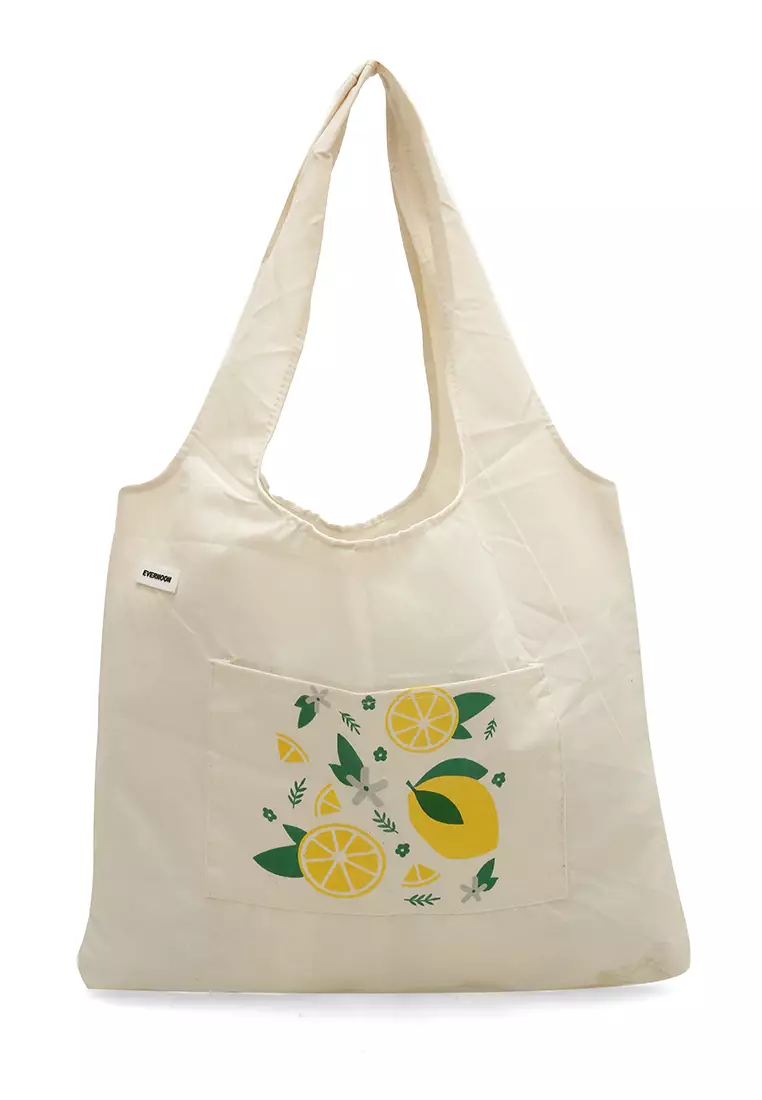 Jesika ToteBag Motif Grafik Made of High Quality Material - Lemon