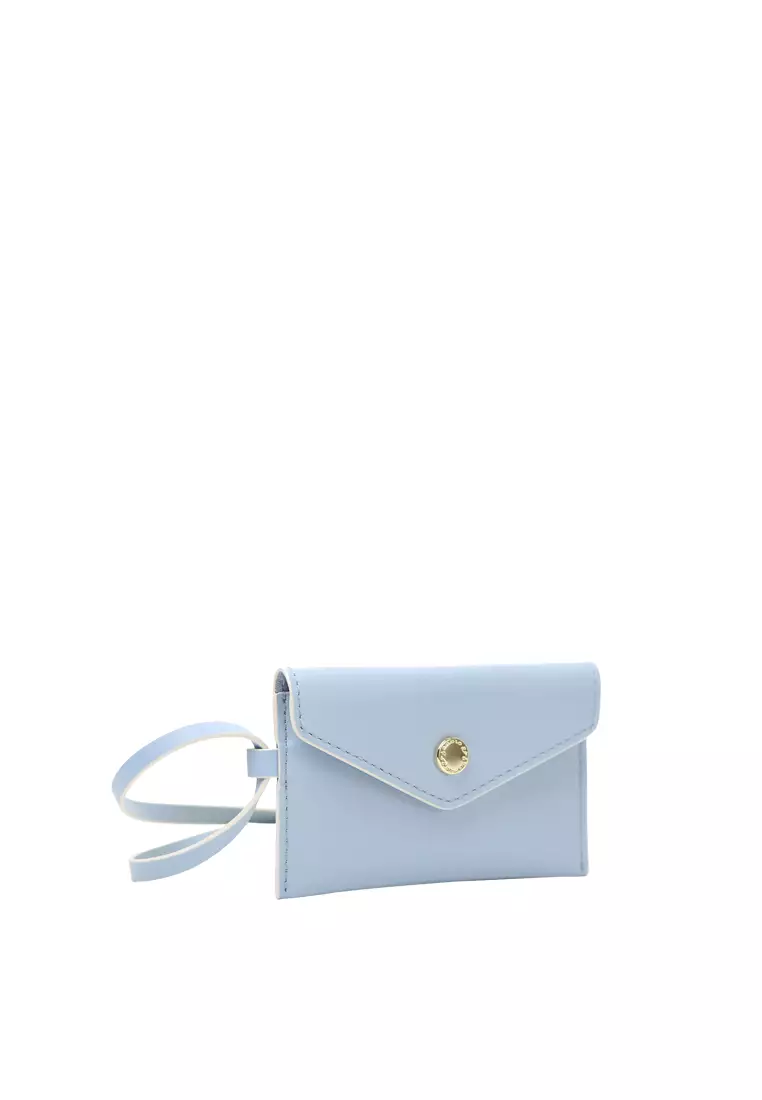 Strap Card Case - Baby Sky Blue
