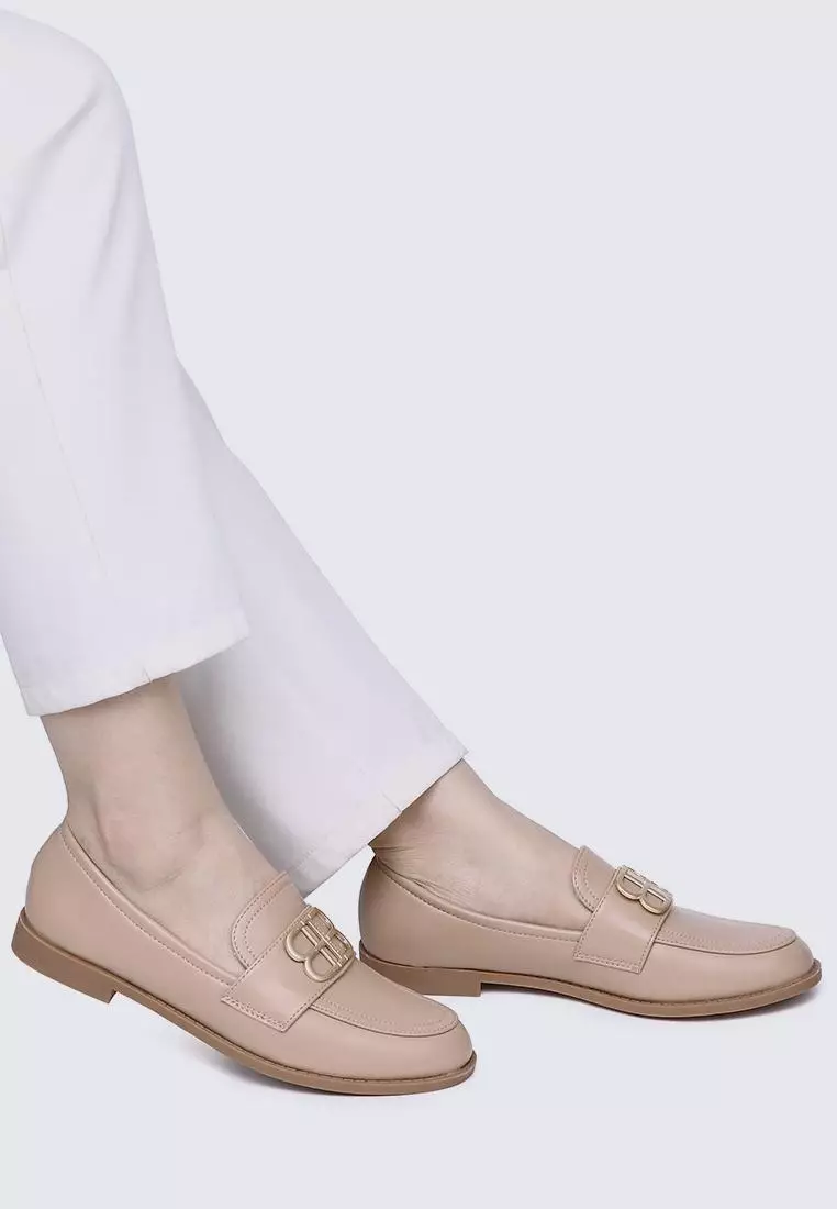 My Ballerine Minetta Comfy Loafers In Nude