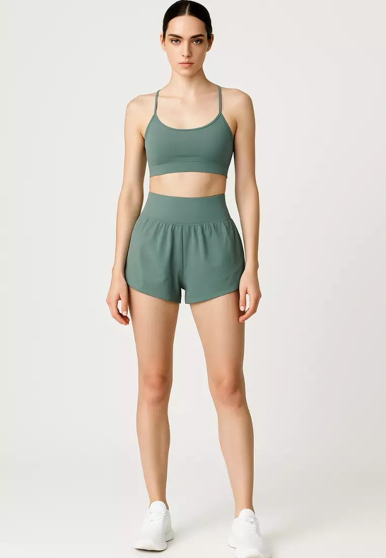 Skye Shorts - High Waist Pockets Activewear Shorts for Women - Quick Dry Workout & Yoga Training Pants