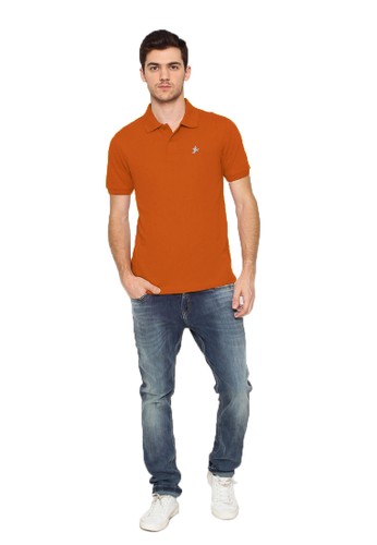 Jual Osella  Osella  Baju Pria Polo Shirt Orange Original 