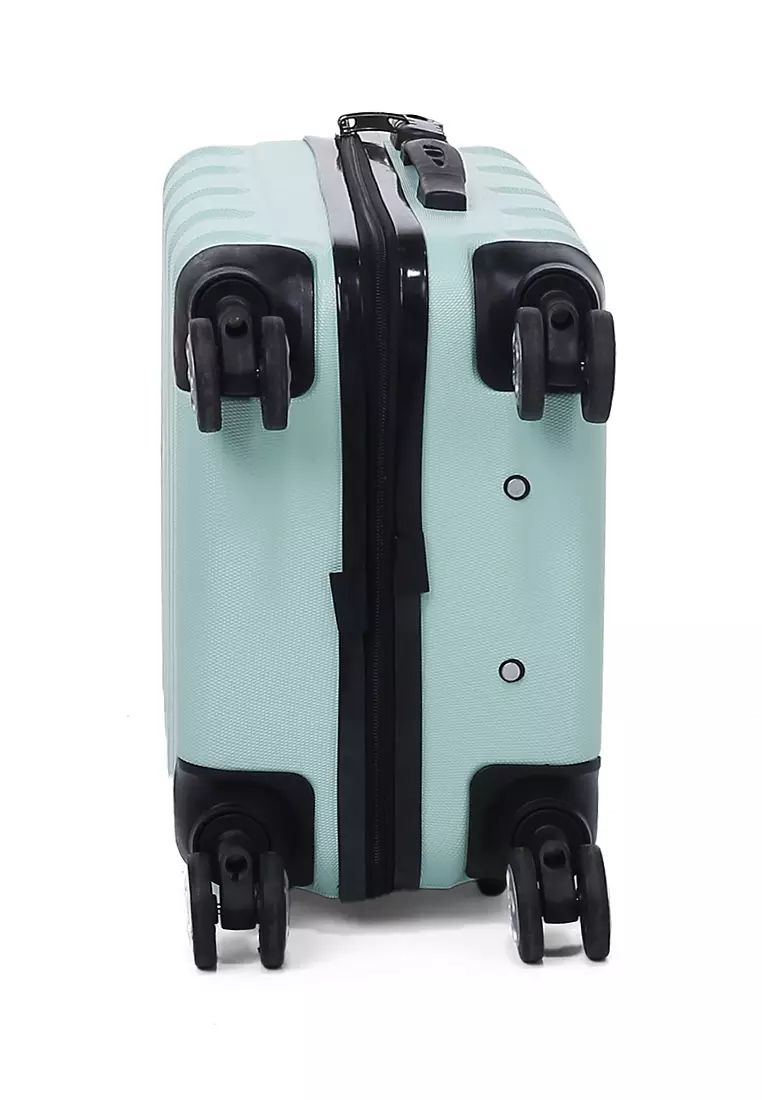 Carlton Koper Hardcase Unisex Size 20 Inch Tas Travel Combination Lock Large Compartment Material ABS+PVC Coated ORIGINAL - Mint