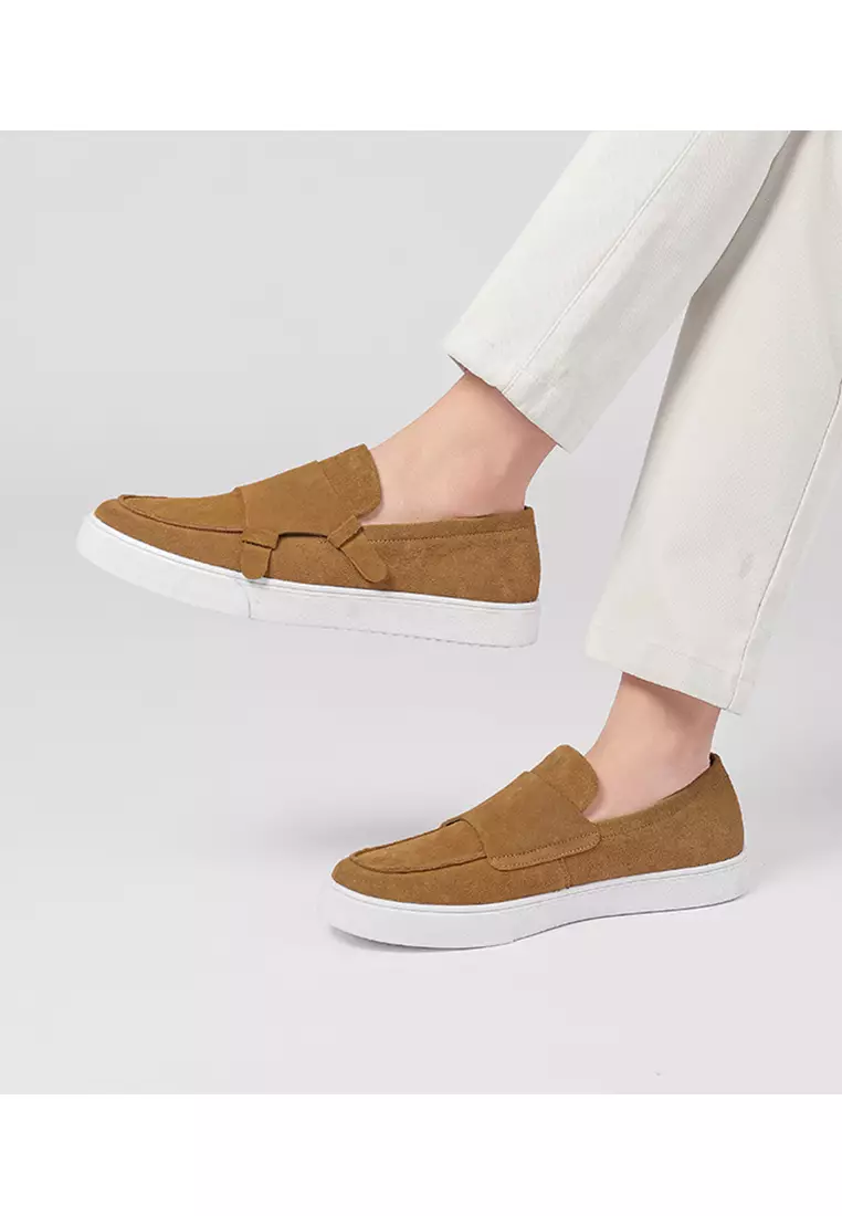 牛反絨孟克式樂福鞋 MK9225-5