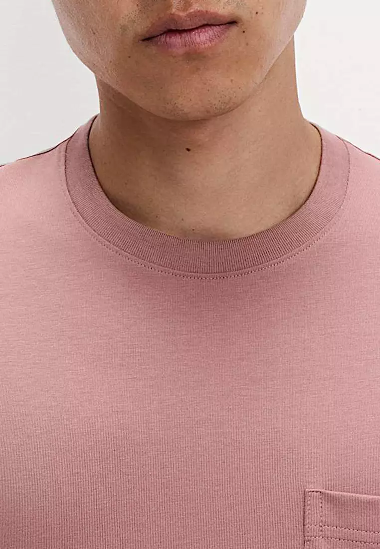 Pure Cotton Midweight Pocket T-shirt