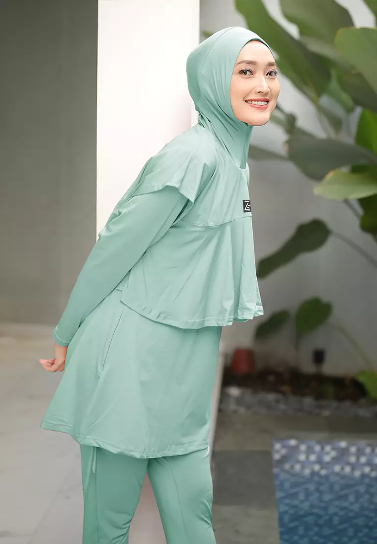 Baju Renang Muslimah Cetta Basic Swimwear | Reguler (L) & Bigsize (XL)