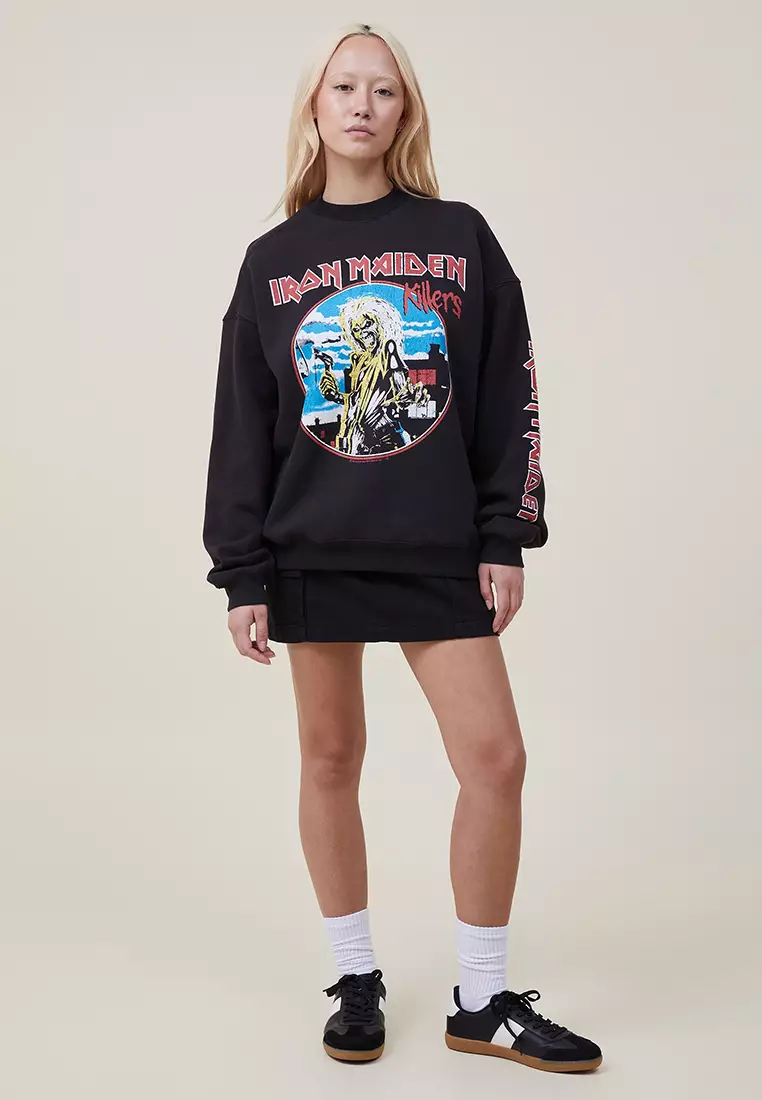 Sudadera iron deals maiden bershka