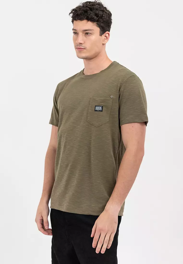 Men's Pocket Slub Tee Fatigue