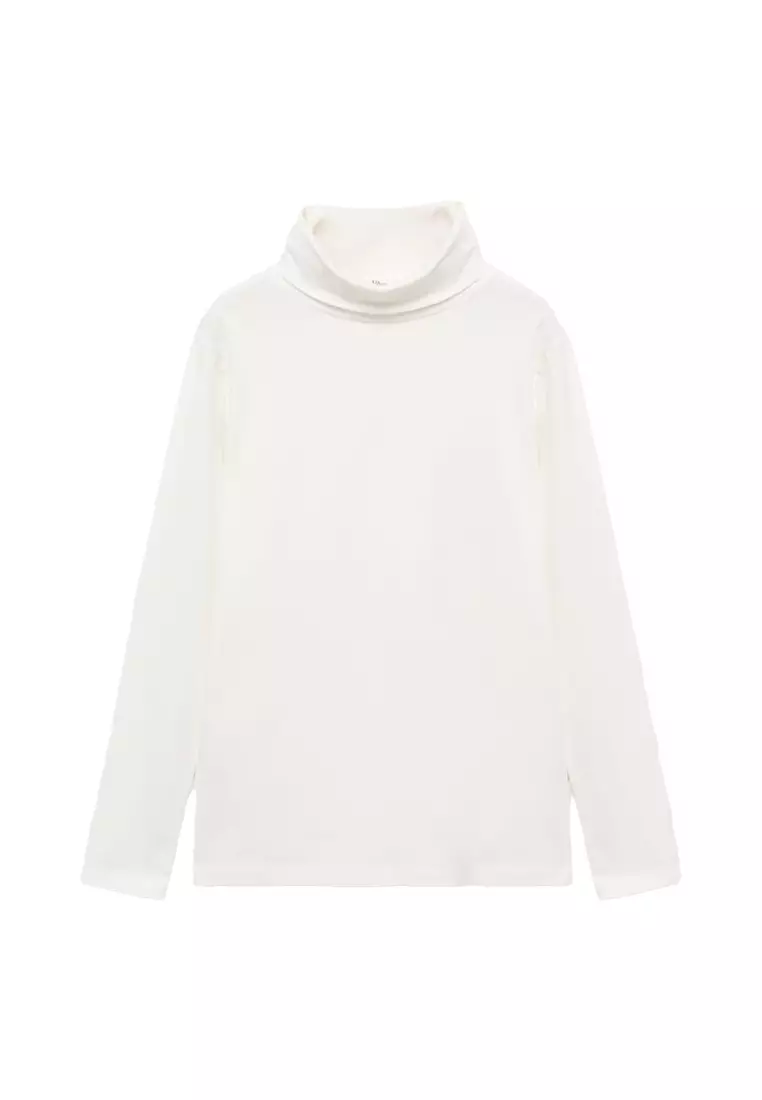 Turtleneck Long-Sleeved T-Shirt