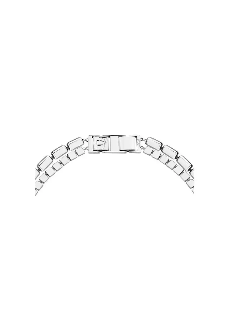 Karl lagerfeld Black and White Crystals Necklace KLAYC01