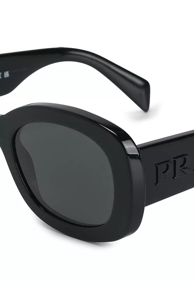 小物 PRADA Logo round sunglasses 20477412_50457149_600.jpg