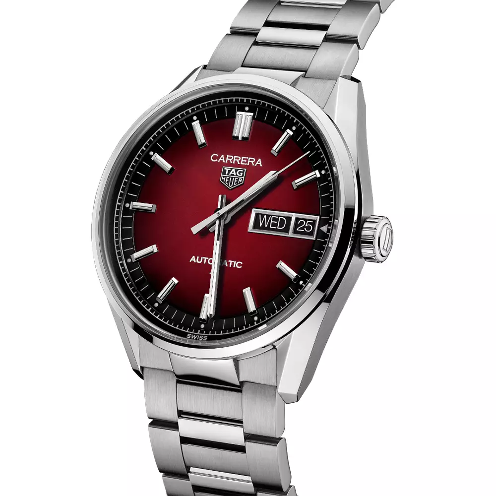 Carrera 41 - WDA2113.BA0043 Day-Date Automatic Black Red Dial