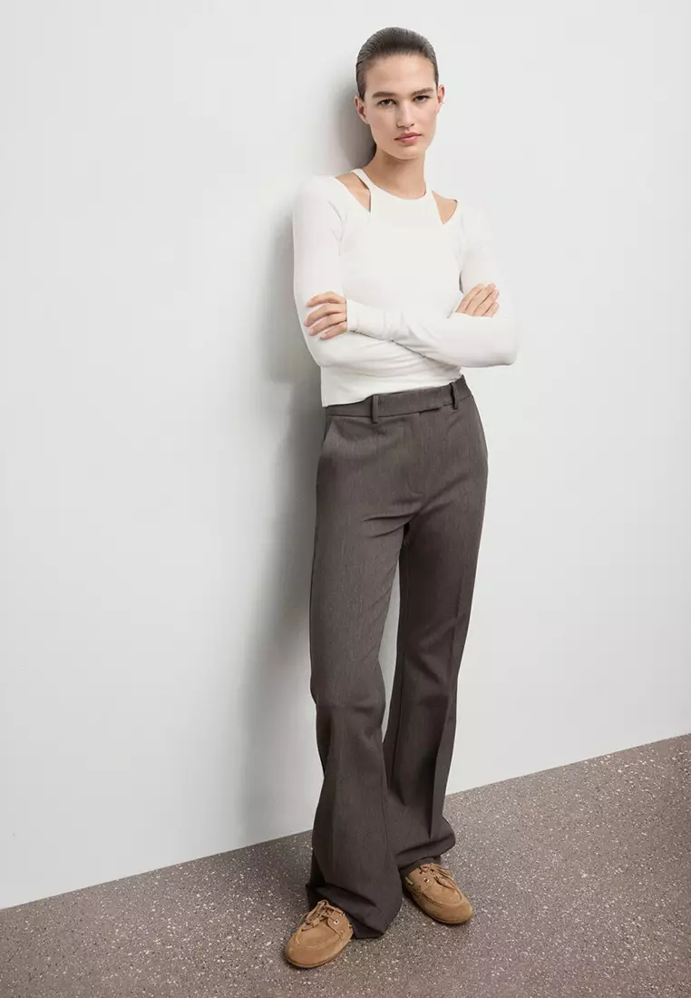 Ribbed Combined T-Shirt