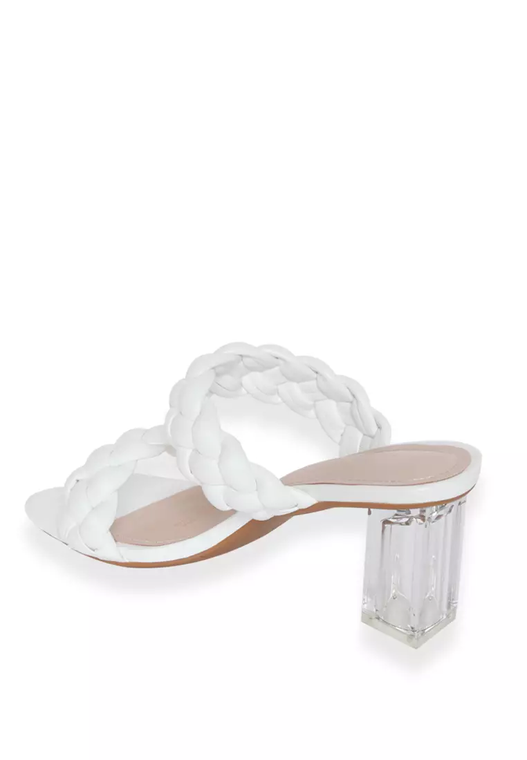 AMANDA J2287-6 HEELS SANDAL WHITE