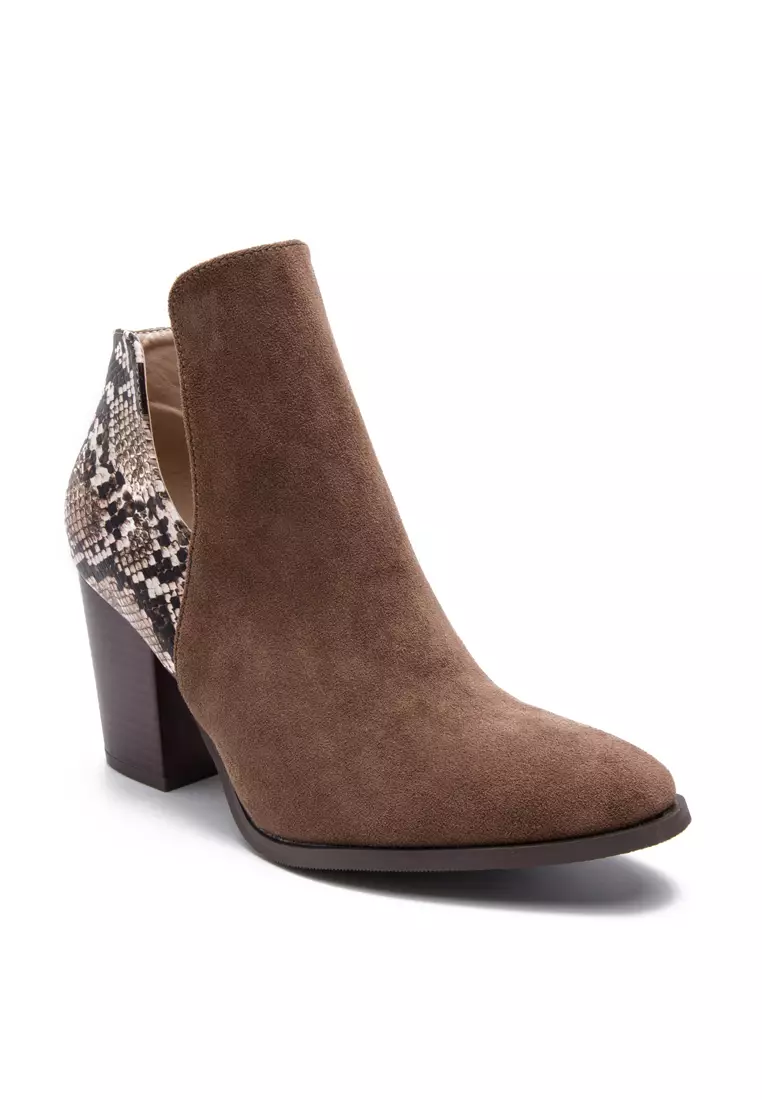 8CM Stitched Ankle Boots WTY4051-26