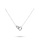 Millenne silver MILLENNE Made For The Night Forever Linked Hearts Cubic Zirconia Rhodium Necklace with 925 Sterling Silver 298A9AC2D0377DGS_1