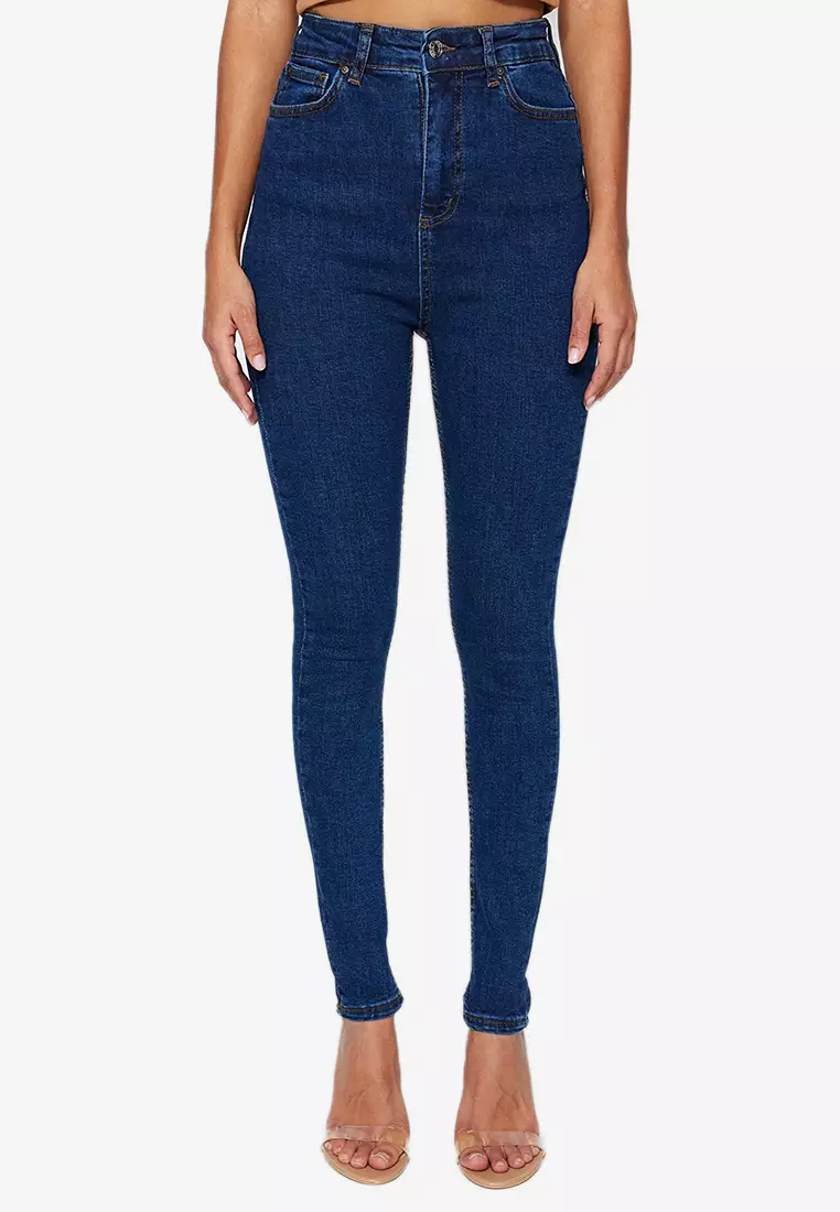 Buy Trendyol High Waist Skinny Jeans Online ZALORA Malaysia