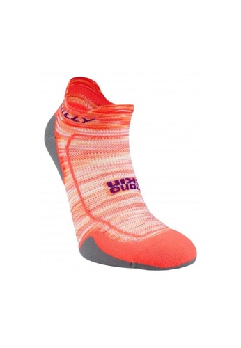 HILLY red Hilly Women Lite Comfort Socklet Socks - Neon Candy/Nickel 0E3D1AA546E216GS_1