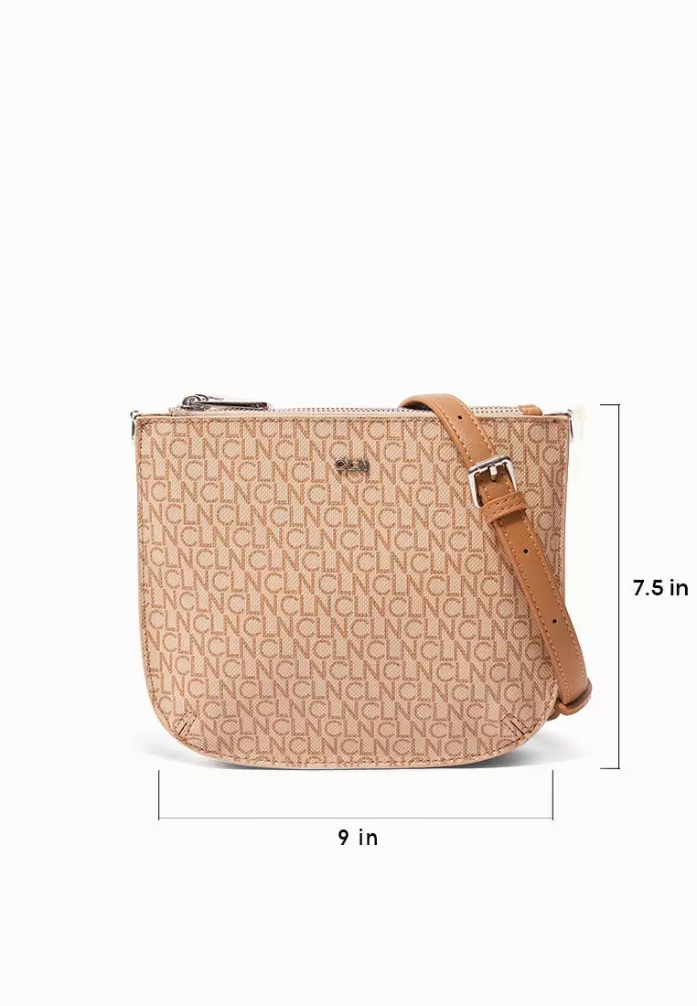 Helah Crossbody Bag (Coated Monogram)