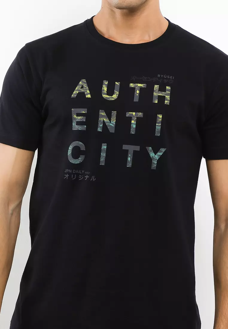 Ryusei Tshirt Authenticity Black