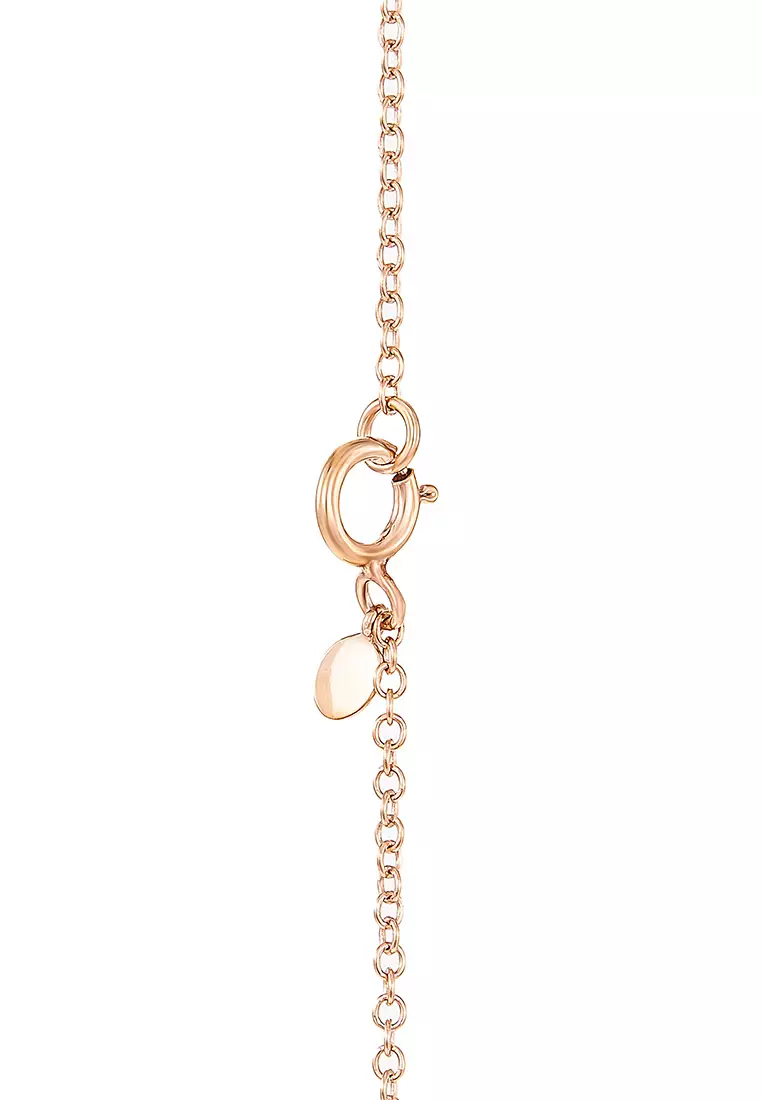 網上選購HABIB HABIB Chic Collection Round Diamond Necklace in Rose