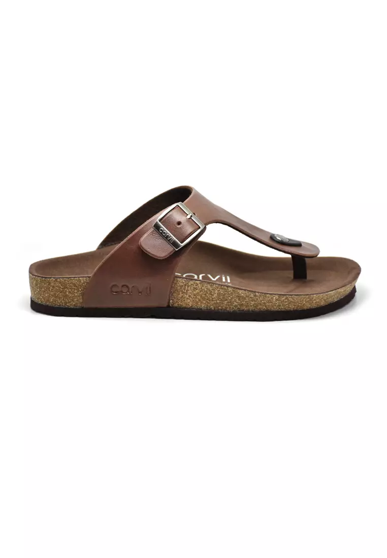 Carvil Sandal Pria Romeo-01 M Brown
