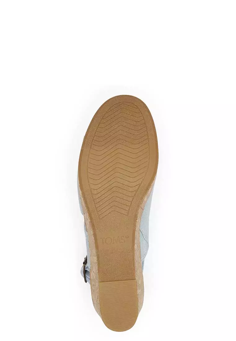 Toms Shoes Toms Denim Sandals Toms Shoes Toms Blue Washed Denim