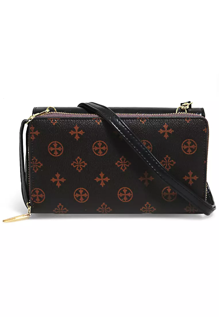 Dompet Wanita Model Panjang Long Wallet With Strap Handle Material Leather ORIGINAL