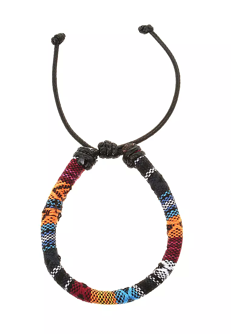 Omrish Gelang Bracelet Pria Motif Pengait Jangkar Premium One Set Material Metal ORIGINAL