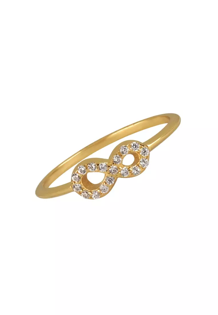 Pave infinity ring hotsell
