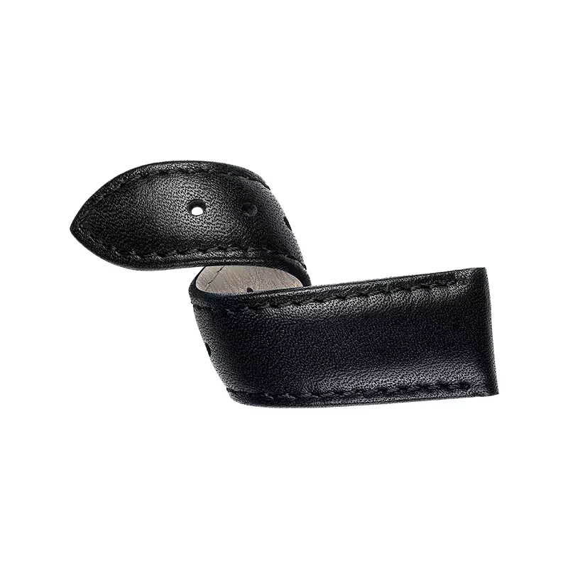 Jam Tangan Pria Jonas & Verus Y01646-Q3.GGBLB Minimalist Collection Men Black Dial Black Leather Strap